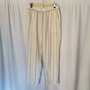 C&C California Linen Striped Pants